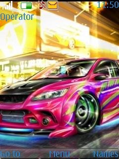 Neon Car -  1