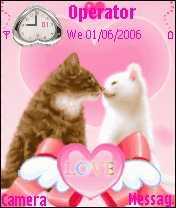 Animated Love Cats -  1