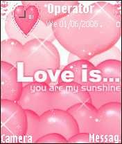 Animated Pink Love -  1