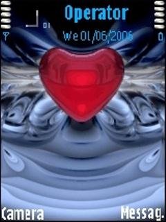 Red Crystal Heart -  1