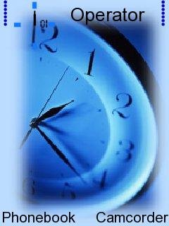 Blue Clock -  1