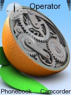 Orange Clock -  1