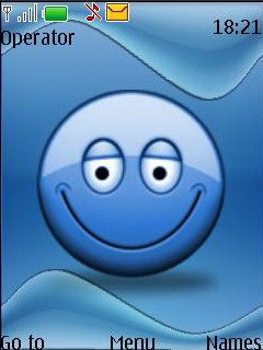 Blue Smiley -  1