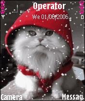 Animated Xmas Kitten -  1