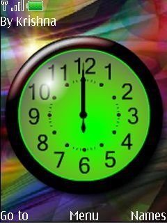 Clock-green Analog -  1