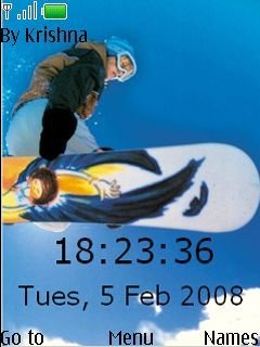 Snow Board Clock -  1