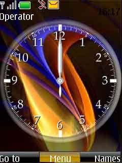 Clock - Yellowanalog -  1