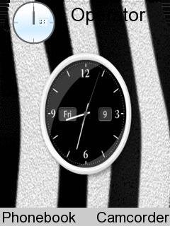 Zebra Clock -  1
