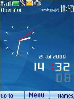 Nokia Blue Clock -  1