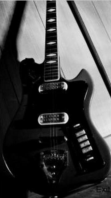 Black White Guitar -  2