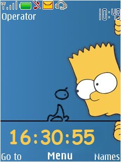 Bart Simpsons Clock -  1