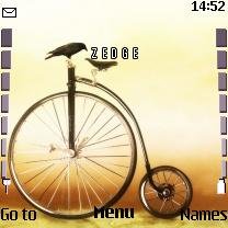 Crow On A Bicycle -  1