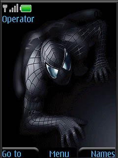 Animated Black Spider -  1