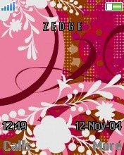 Pink Flowery Design -  1