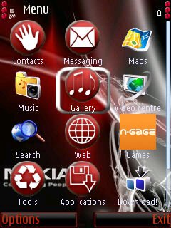 Nokia Red Clock -  2