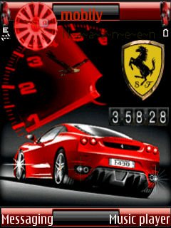 Red Ferrari Animated -  1