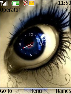 Blue Eye Clock -  1
