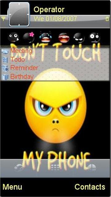 dont touch -  1