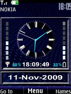 Swf Clock Blue -  1