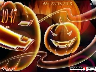 Neon Halloween Pumpkins -  1