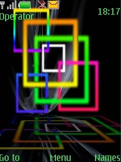 Neon Squares  -  1