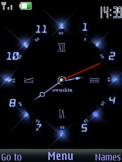 Flash Blue Clock -  1