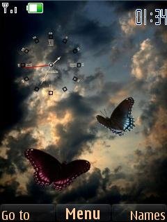 Swf Butterfly Clock -  1