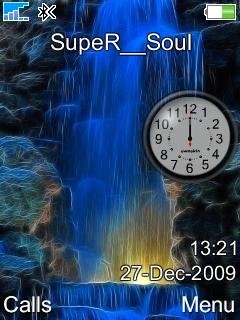 Swf Waterfall Clock -  1