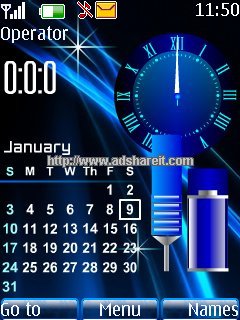 Flash Calendar Clock -  1
