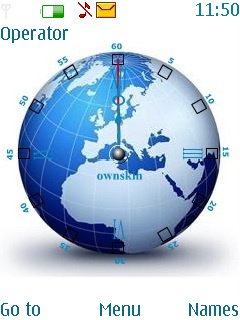 Globe Clock -  1