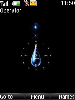 Swf Water Drop Clock -  1