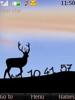 Deer Clock -  1
