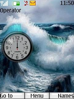 Swf Waves Clock -  1