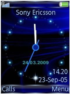 Deep Blue Clock -  1