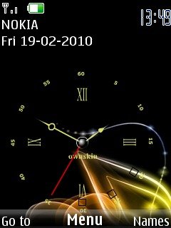 Black Gold Clock -  1