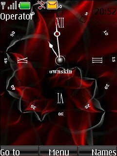 Red Water Clock -  1