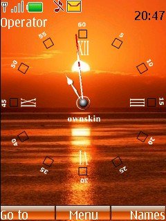 Sunset Clock -  1