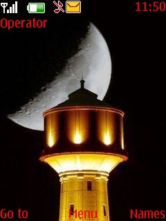 Tower And Moon -  1