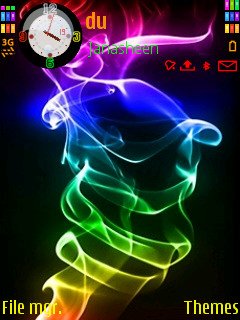 colorful smoke -  1