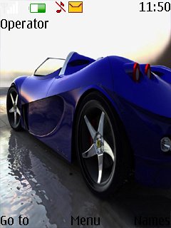 Blue Ferrari -  1