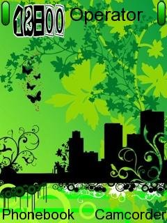 Green Abstract City -  1