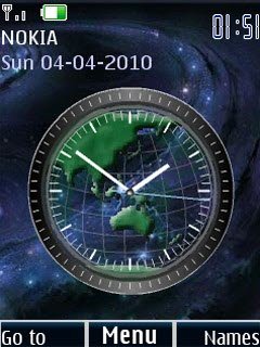 Earth Clock Animated -  1