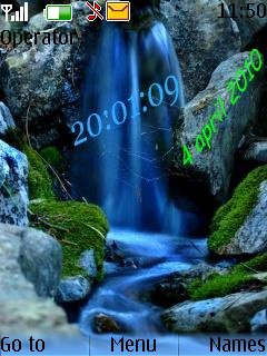 Waterfall Clock -  1