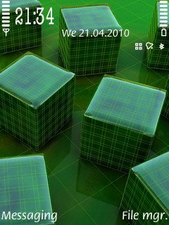 Green Cubes -  1