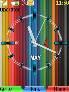 Swf Colorful Clock -  1