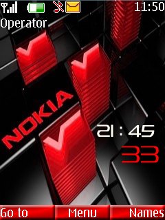 Swf Nokia Red Clock -  1