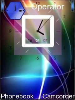 Colourful Clock -  1