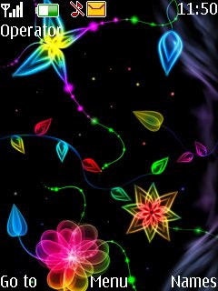 Neon Flowers -  1