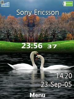 Swan Clock -  1