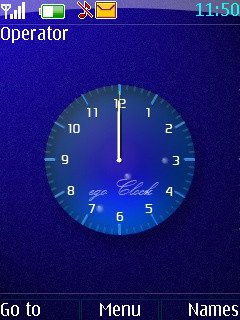 Blue Clock -  1